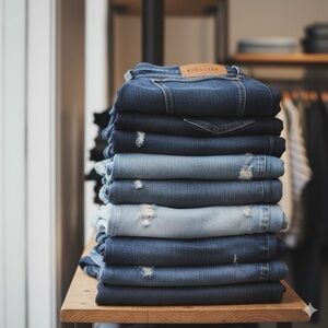 Bundle Blue Denim Jeans (10 Pairs) Juicy Couture, Talbots, Old Navy, Loft 29/30